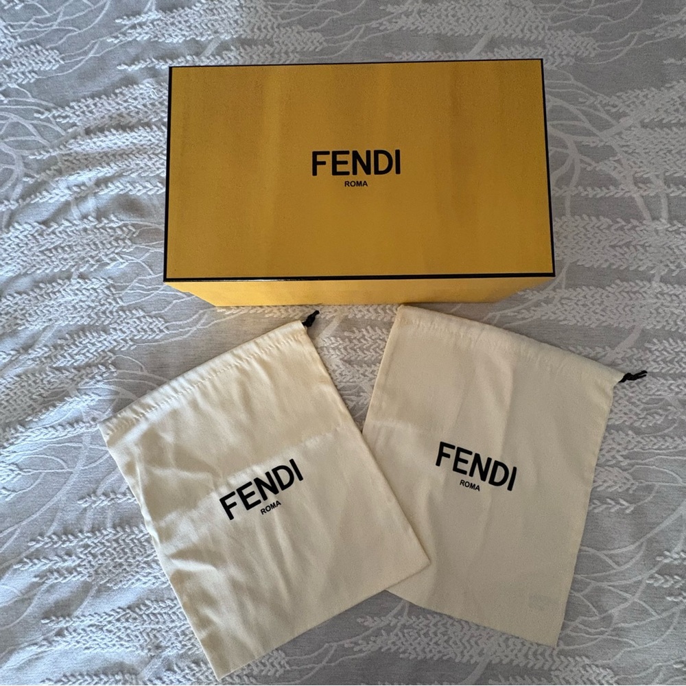 Fendi Shoe Box and Two Fendi Dust Bags